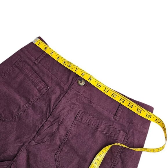 Anthropologie Maeve The Colette Shorts - Linen Blend, High Rise Stretch, Size 32 - Picture 5 of 9